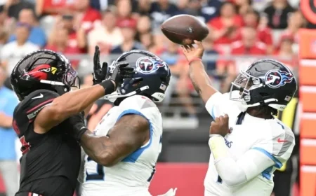 Titans Narrow Cardinals’ Lead to 21-12 Following Emari Demercado Mistake