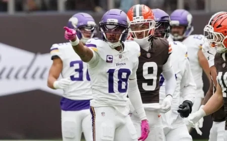 Justin Jefferson Leads Vikings to Victory Over Browns in Europe