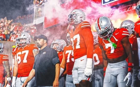 Ohio State Tops AP Poll; Texas, Penn State Drop from Rank