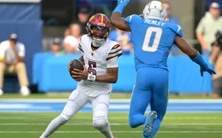 Commanders Stun Chargers in LA, Boost Record to 3-2