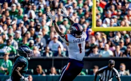 Engram-Payton Exchange Fuels Broncos Touchdown in Upset Win Over Eagles