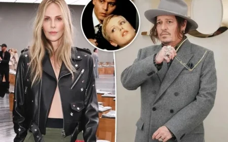 Charlize Theron Ignores Johnny Depp at Paris Fashion Week