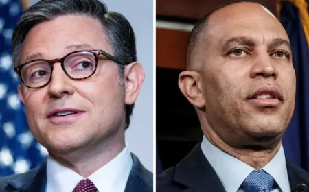 Jeffries Invites Johnson to House Debate Showdown