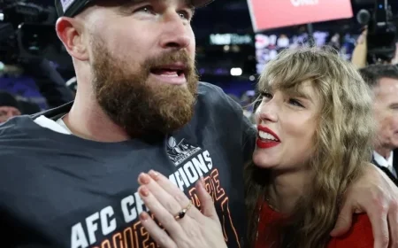 Travis Kelce Stars in Taylor Swift’s “Fate of Ophelia” Music Video