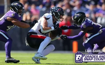Ravens Rookies to Start Against Texans