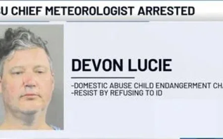 Devon Lucie: WDSU Chief Meteorologist Faces Legal Trouble After Domestic Dispute Arrest in Louisiana