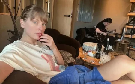 Taylor Swift Reveals Studio Photos with Max Martin, Shellback, & Travis Kelce Hint