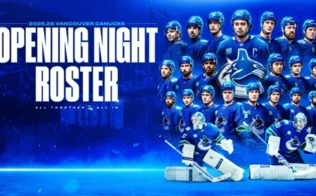 Vancouver Canucks Reveal 2025-26 Opening Night Roster
