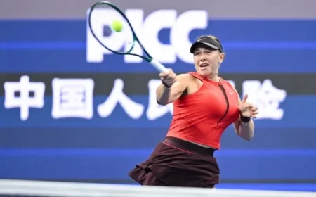 Anisimova Withdraws from Wuhan Due to Left Calf Injury