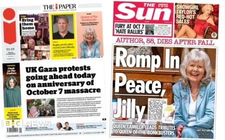 UK Gaza Protests Proceed Amid ‘Romp in Peace, Jilly’ Headlines