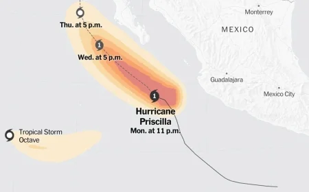 Hurricane Tracker: Priscilla and Imelda Intensify as Coastal Communities Brace for Impact in Mexico and Bermuda