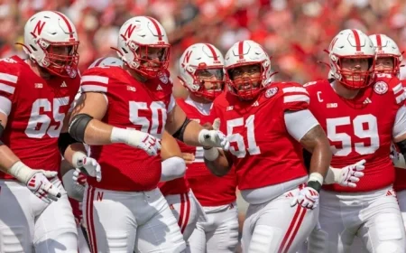 Key Insights into Nebraska Football’s Depth Chart Before Maryland Match