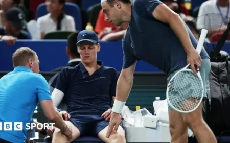 Shanghai Masters: Djokovic Advances to Last 16 as Sinner Withdraws