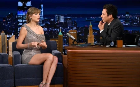 Taylor Swift Shines on Jimmy Fallon Show with Emotional Confessions and Dazzling Fashion Return