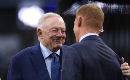 Jerry Jones Clarifies Gesture: Middle Finger Mistake Meant as Thumbs Up