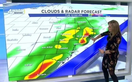 Sweater Weather Prevails Amid Scattered Showers in Metro Detroit