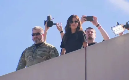 Homeland Security Secretary Kristi Noem Visits Portland ICE Facility