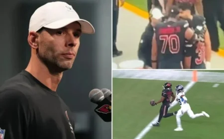 Cardinals Fine Jonathan Gannon After Sideline Incident with Emari Demercado