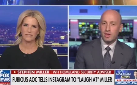 AOC Mocks Stephen Miller’s Height on Fox News, Calls Out Hypocrisy