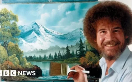 Bob Ross Art Auction to Support US Public Broadcasting Funding