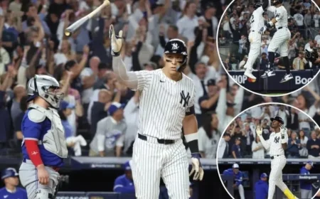 Aaron Judge Powers Yankees to ALDS Game 3 Victory Over Blue Jays