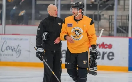 Penguins Forge Partnership at Muse Building Event