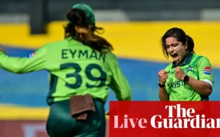 Live Update: Australia Faces Pakistan in Women’s Cricket World Cup