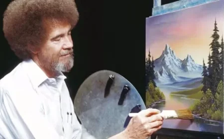 Bob Ross Paintings Auctioned to Benefit U.S. Public TV Stations