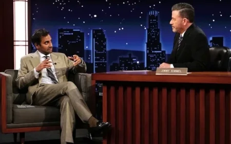 Jimmy Kimmel Confronts Aziz Ansari at Saudi Arabia Comedy Festival