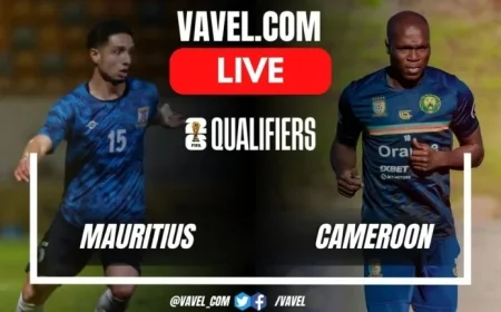 Mauritius vs Cameroon: Live Updates from 2026 World Cup Qualifiers