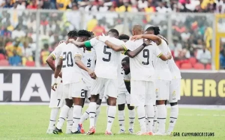 Live Streaming: Central African Republic Faces Ghana in 2026 World Cup Qualifiers