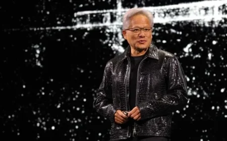Nvidia Stock Rises as CEO Huang Highlights Strong AI Demand