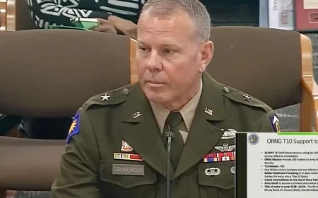 Oregon General’s Testimony on National Guard’s Role in Protests Goes Viral