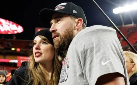 Travis Kelce Responds to Taylor Swift’s Song ‘Wood’ Tribute