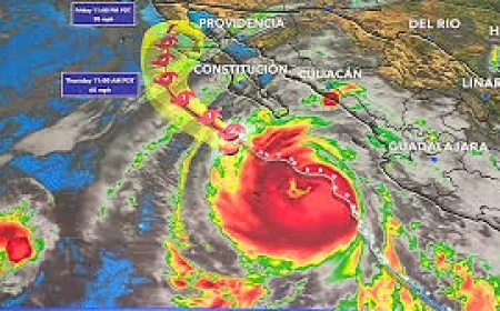 Hurricane Priscilla Weather Update: Storm Weakens Over Mexico but Brings Heavy Rain, Flood Risks, and U.S. Impacts