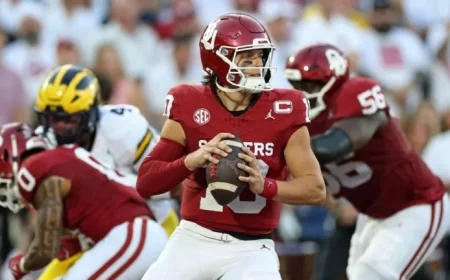 Oklahoma’s John Mateer Doubtful for Upcoming Texas Clash