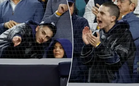 Timothee Chalamet and Kylie Jenner Attend Yankees vs. Blue Jays Game 4