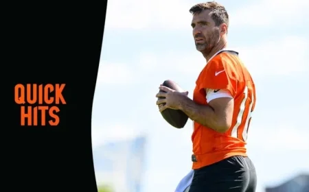 Joe Flacco Reacts to Mims Moment and Smooth, Clean Game Day