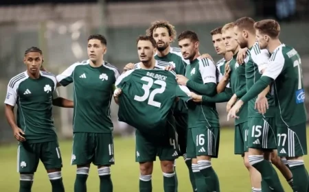 “Green Triumph at Leoforos Stadium”