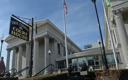 Bond Reinstated as Trial Relocates for Former Erie Insurance Employee Accused of Threats