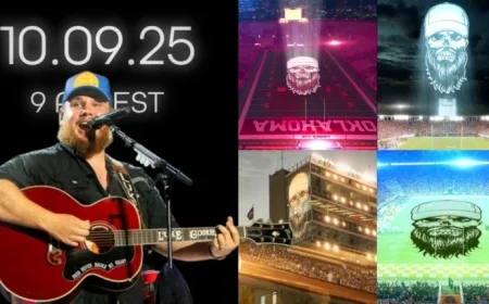 Luke Combs Hints at College Stadium Tour; OU Among Potential Stops