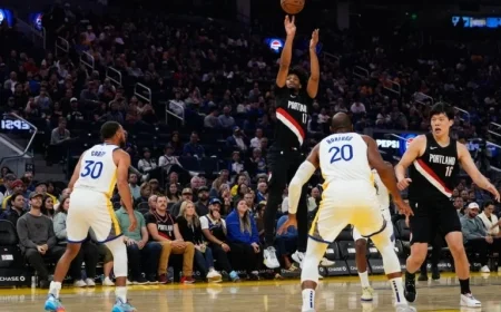 Trail Blazers Impress Despite Loss to Warriors in Preseason Opener