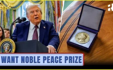Trump Nobel Peace Prize buzz intensifies as Gaza plan advances and odds surge ahead of Friday’s announcement