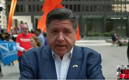 Trump Claims Pritzker Belongs in Jail; Illinois Governor Challenges: ‘Come Get Me’