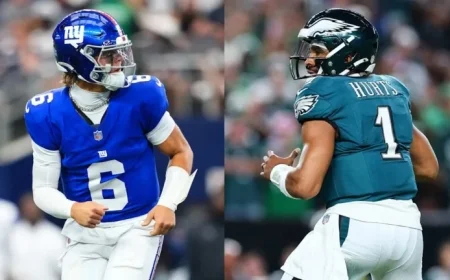 Eagles Triumph Over Giants in Thrilling Week 6 TNF Battle