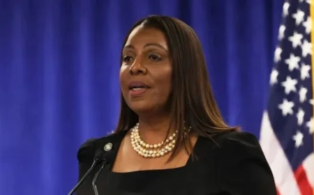 Justice Department Indicts New York Attorney General Letitia James