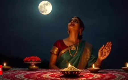 Karwa Chauth 2025: Date, Moonrise, and City Timings in U.S. and Canada