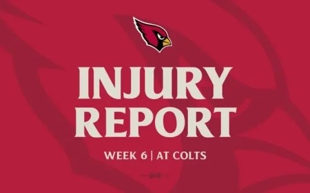 Week 6 Injury Report: Key Updates Ahead of Colts Game