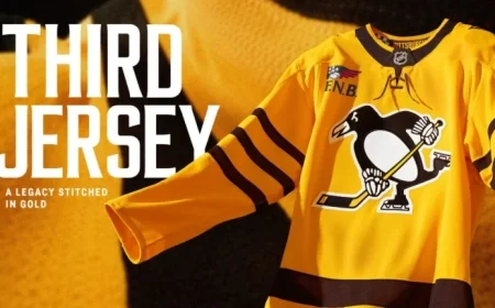 Penguins Debut Gold Third Jersey at Home Opener Tonight