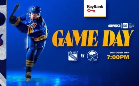 Sabres vs. Rangers: Watch Live, Lineup Insights, and Key Storylines